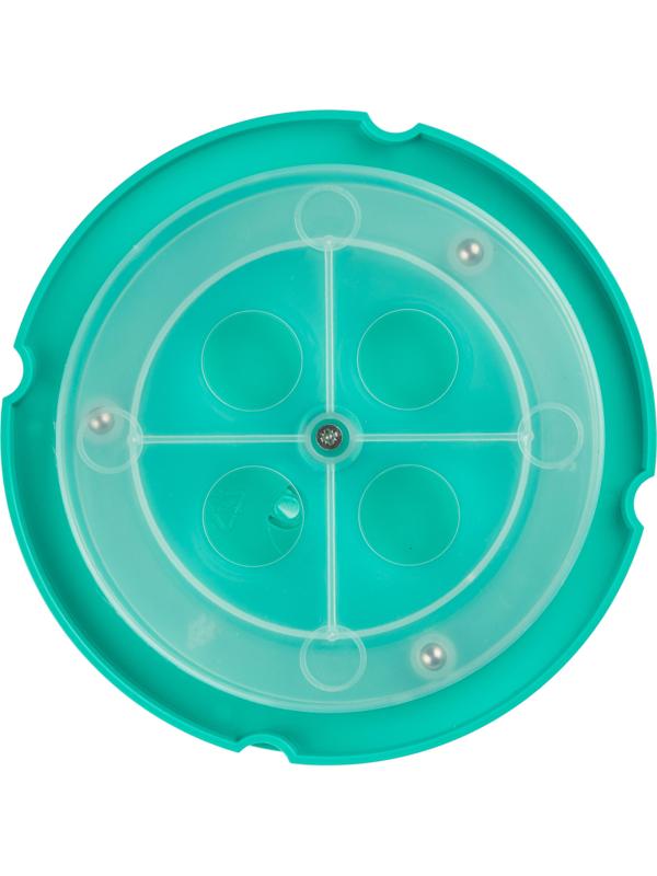 Подставка-органайзер д/канц.мелочей Attache office 6отд вращающаяся бирюз