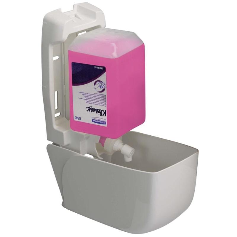 Дозатор для жидкого пенного мыла KK Aquarius белый  1 л 6948
