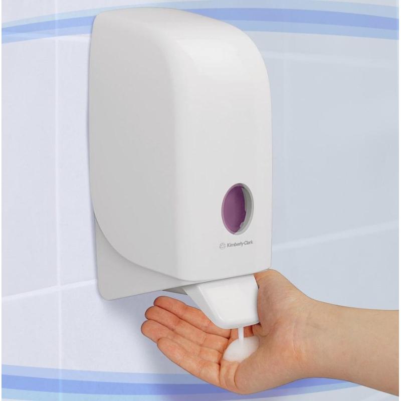 Дозатор для жидкого пенного мыла KK Aquarius белый  1 л 6948