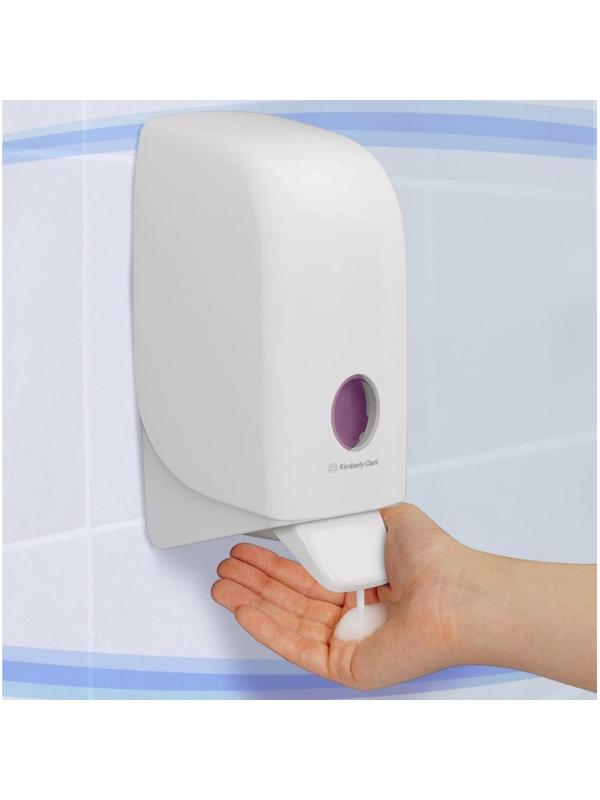 Дозатор для жидкого пенного мыла KK Aquarius белый  1 л 6948