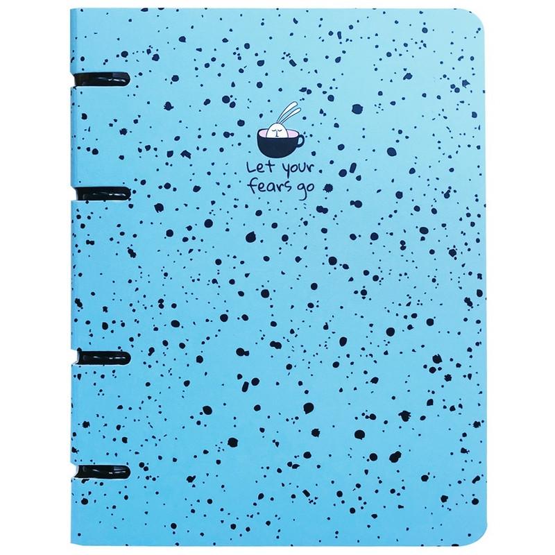 Тетрадь общая BeSmart А5 120л, клетка, кольца, Bunny точки N1989