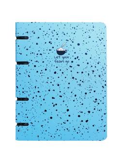 Тетрадь общая BeSmart А5 120л, клетка, кольца, Bunny точки N1989