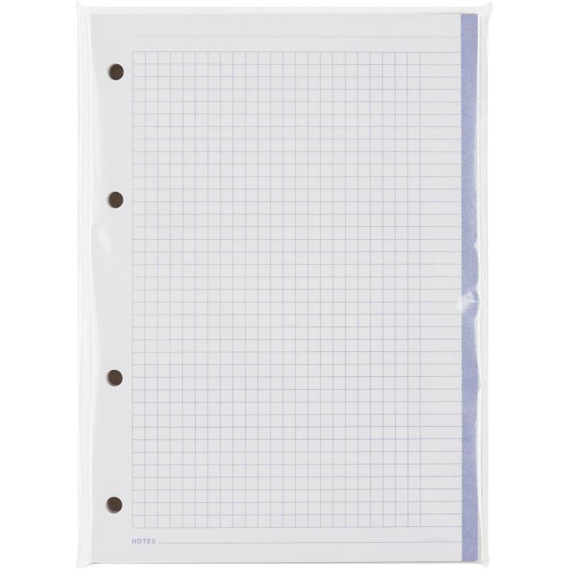 Сменный блок для тетрадей на кольцах, BeSmart А5 120л клетка Цветной N001d