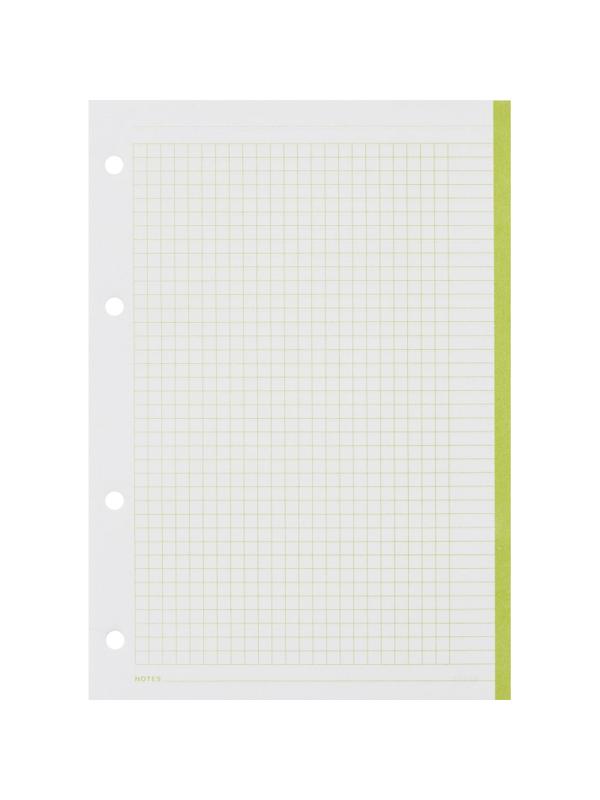 Сменный блок для тетрадей на кольцах, BeSmart А5 120л клетка Цветной N001d