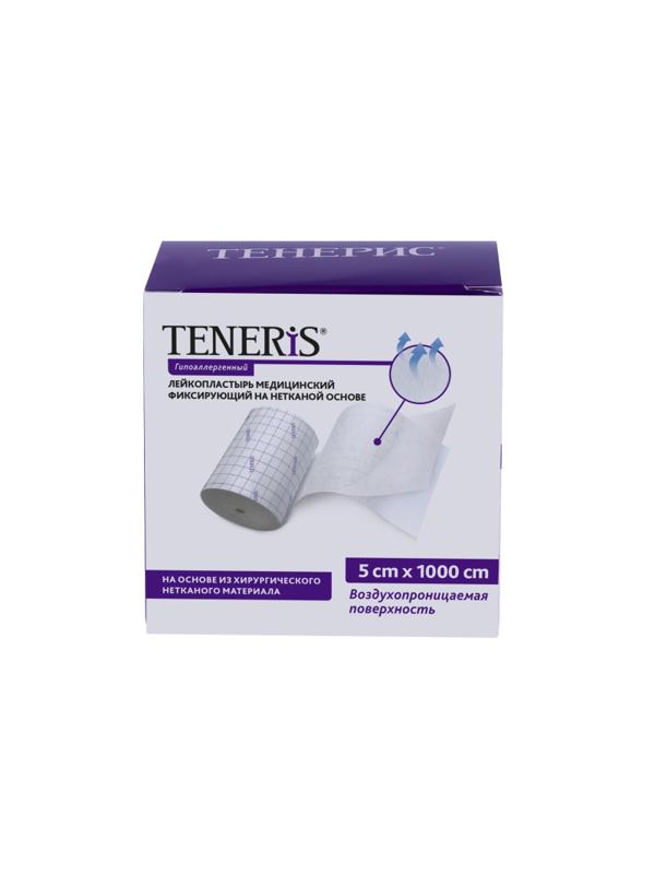Перевяз. ср-ва Лейкопластырь мед. фикс неткан основа 5смx10м Teneris