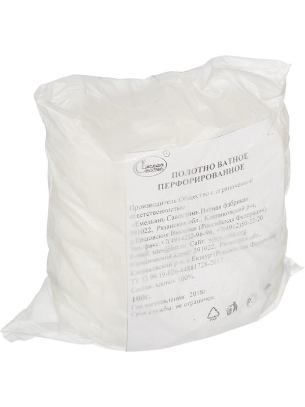 Перевяз. ср-ва Ватное полотно 100гр 260 стиков Емельянъ Савостинъ