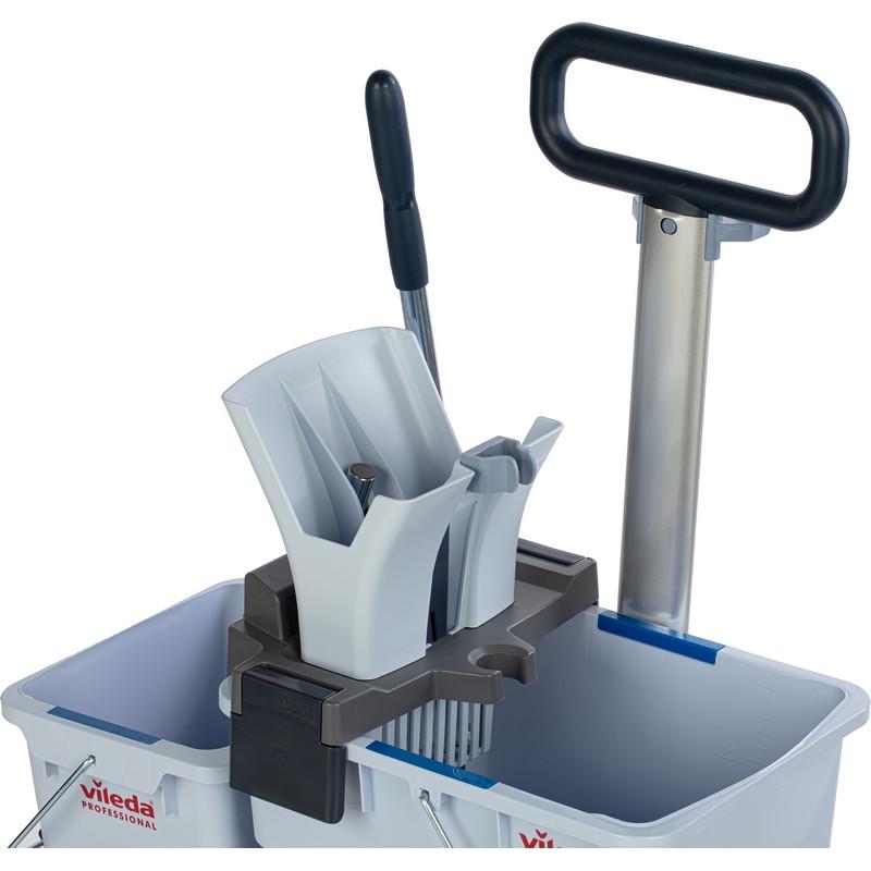 Тележка Vileda УльтраСпид Про ведра 25л+10л на платформе с тр.ручкой 147209