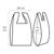 Пакет-майка  Благодарим за покупку 28+14x50 см. 12 мкм.,белый, НД,100шт./уп