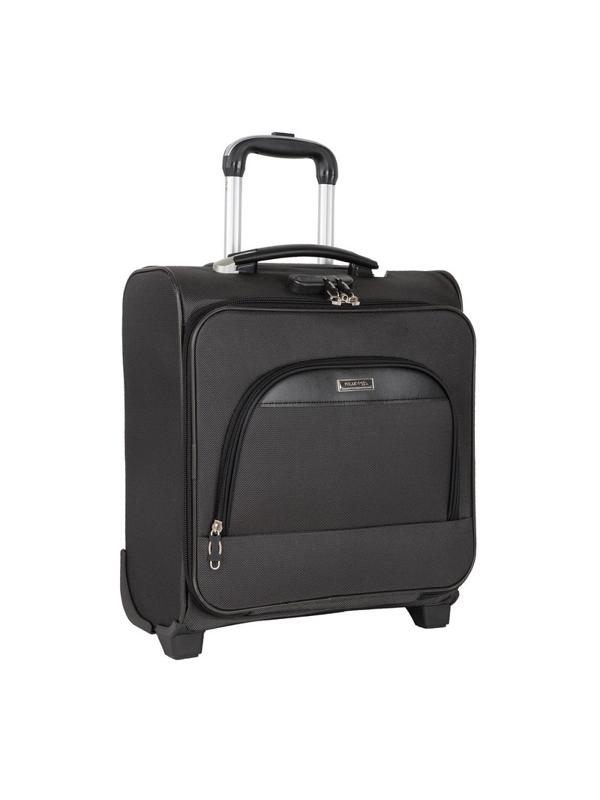 Пилот-кейс черный дубл.метал.каркас 2 колеса П7097-05