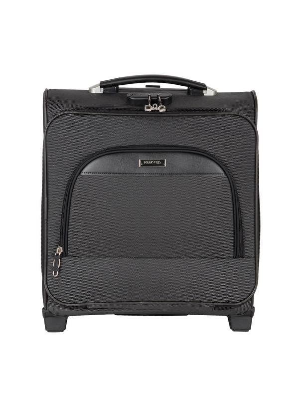 Пилот-кейс черный дубл.метал.каркас 2 колеса П7097-05