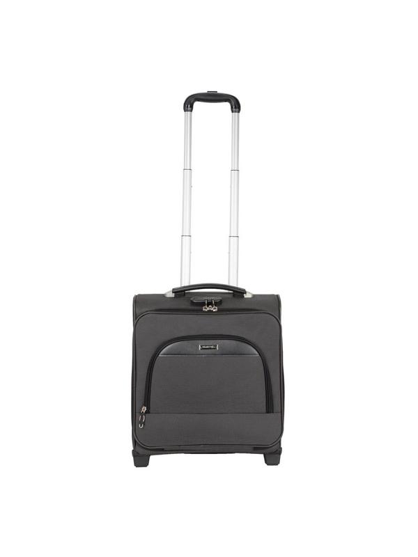 Пилот-кейс черный дубл.метал.каркас 2 колеса П7097-05