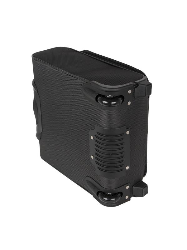 Пилот-кейс черный дубл.метал.каркас 2 колеса П7097-05