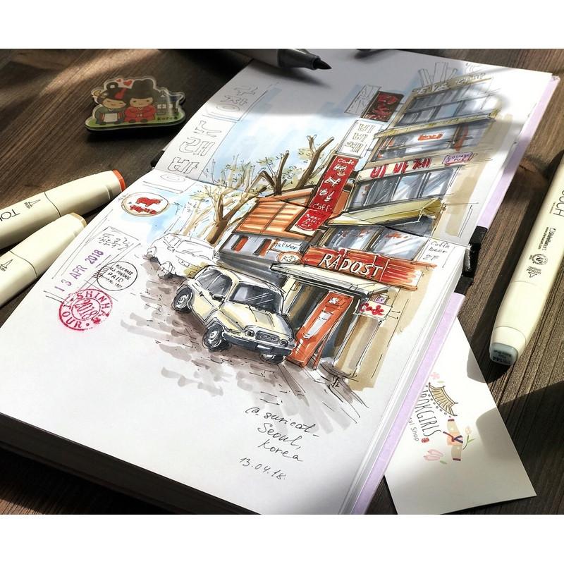 Набор маркеров TOUCH TWIN 6цв. основные цвета 1100613