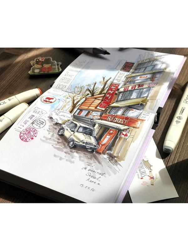 Набор маркеров TOUCH TWIN 6цв. основные цвета 1100613