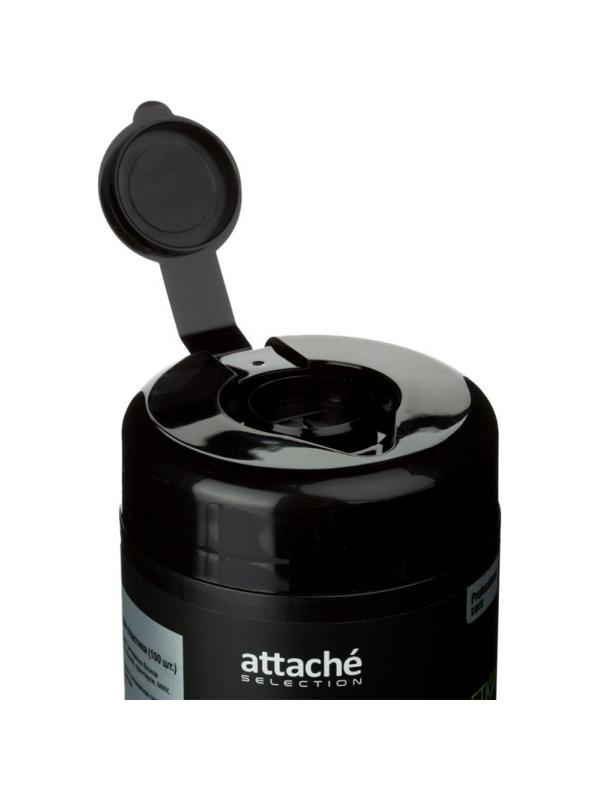 Салфетки Attache Selection д/поверхностей, туба, пов/пл, 100 шт, 130х150