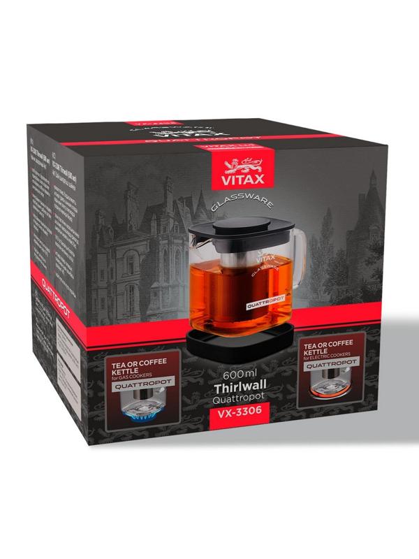 Чайник заварочный 4в1 VX-3306 600мл Thirlwall VITA
