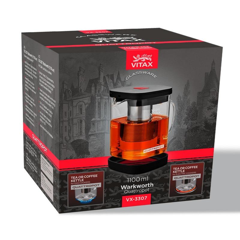 Чайник заварочный 4в1 VX-3307 1100мл Warkworth VITAX