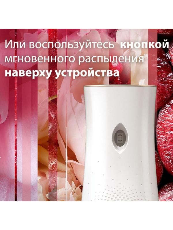 Освежитель воздуха автоматический Glade+смен.баллон Пион и сочн ягоды 269мл