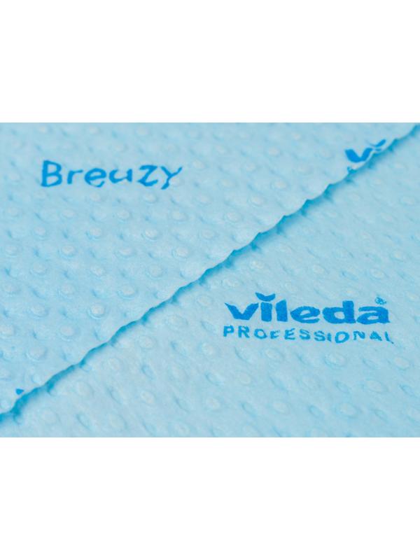 Салфетки хозяйственные Vileda Бризи 36х35см синие 25шт/уп 161616