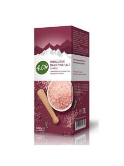 Соль гималайская 4Life розовая крупная, 500г