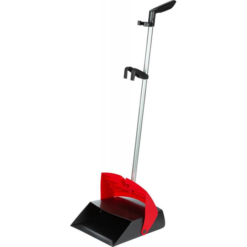 Комплект для уборки Vermop щётка, совок с крышкой 089602 красный