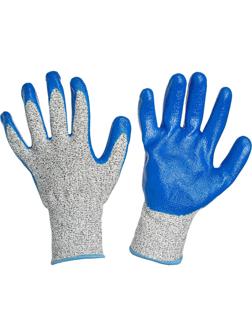 Перчатки защитные от порезов Хорнет с нитриловым покрытием р-р 10