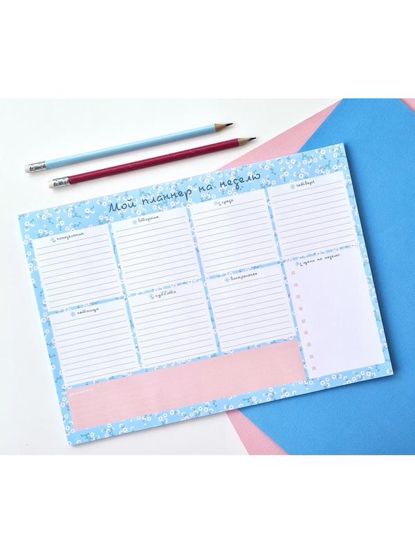 Расписание уроков планер BeSmart 28л склейка недат 297х210мм, Joli N2025