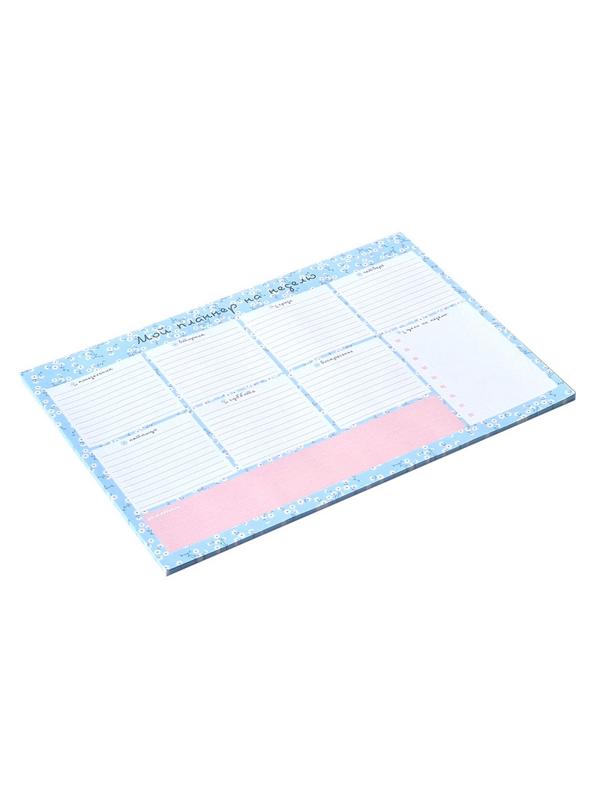 Расписание уроков планер BeSmart 28л склейка недат 297х210мм, Joli N2025