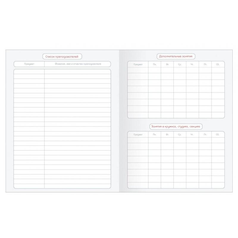 Дневник школьный для ст.клас. BeSmart интегр., А5 48л,Bunny полосы N1907