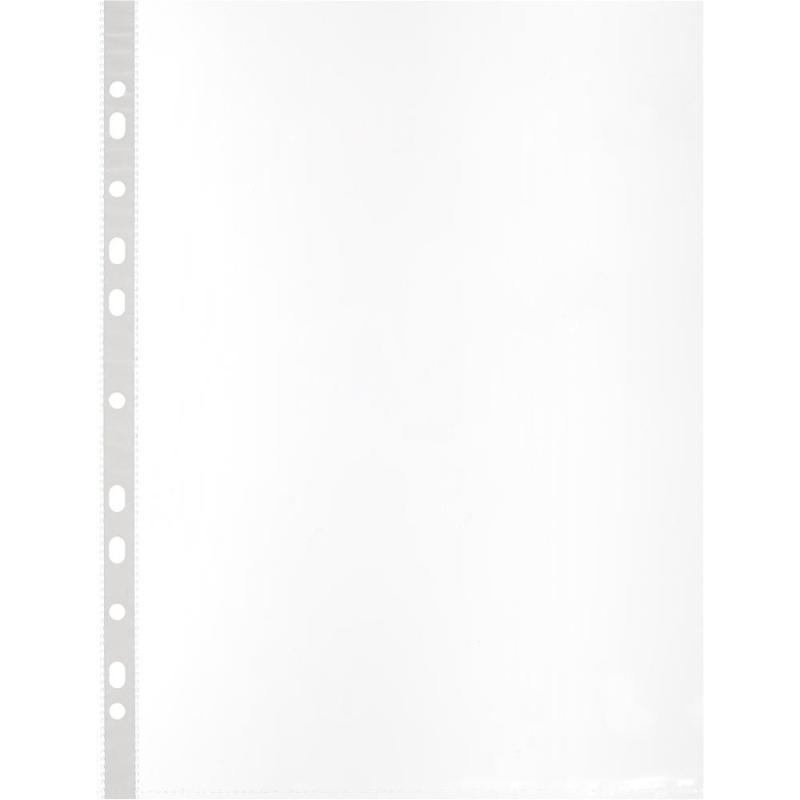 Файл-вкладыш А4 80мкм  с  перфорацией,100 шт