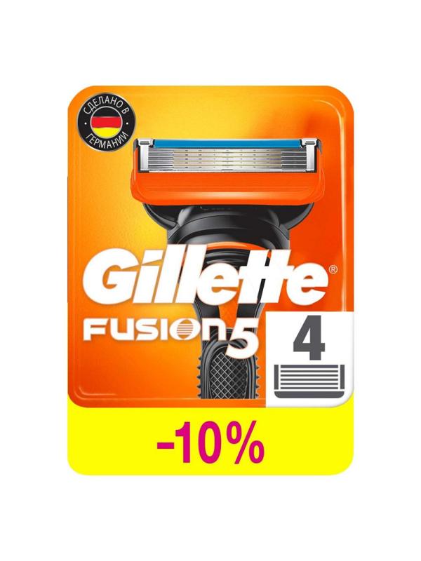 Сменные кассеты для бритья FUSION 4шт