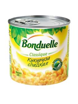 Кукуруза Консервация Бондюэль сладкая, 340г ж/б ключ
