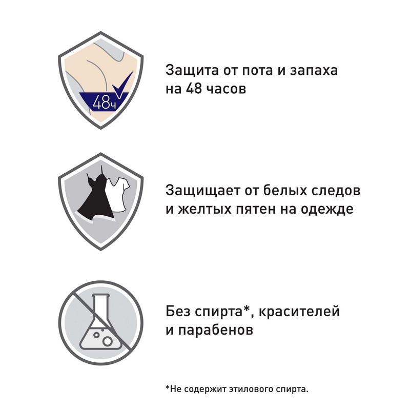 Дезодорант-антиперспирант Rexona аэрозоль Прозрачный кристалл 150 мл