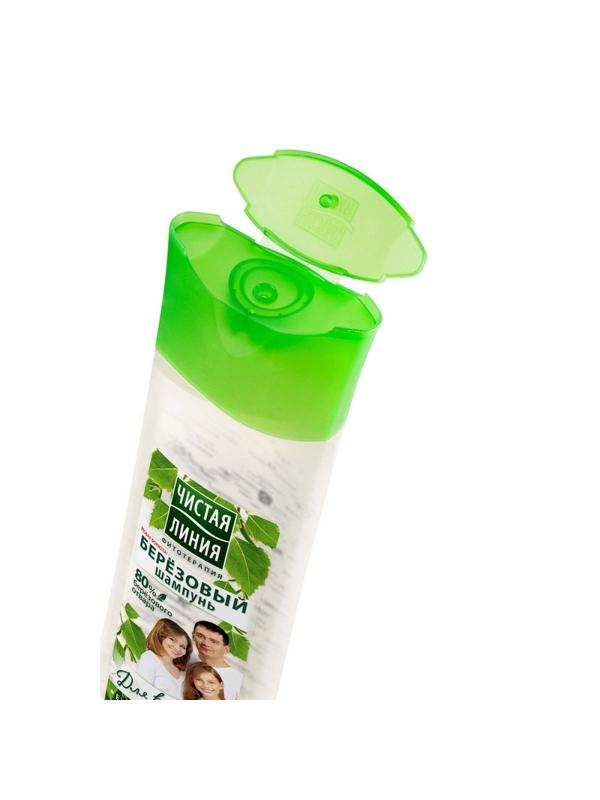 Шампунь ЧИСТАЯ ЛИНИЯ Березовый для всей семьи 400 мл..
