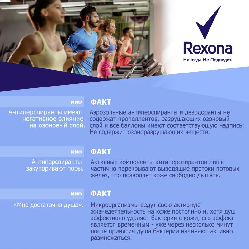 Дезодорант-антиперспирант Rexona Men Невидимый на черном и белом аэрозоль 1