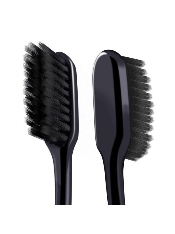 Зубная щетка Colgate Шелк. Нити с углем (черная) 1+1 мягкая