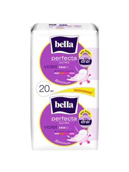 Прокладки женские гигиенические bella Perfecta UltraVioletDeoFresh,20шт/уп.