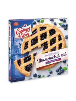 Пирог песочный с начинкой черника, 400г