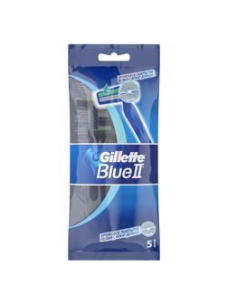 Бритва одноразовая BLUEII 2 лезвия 5шт/уп   7702018849031