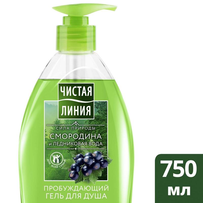 Гель для душа Чистая Линия  Пробуждающий 750мл