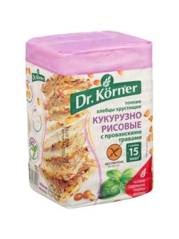 Хлебцы хрустящие Кукурузно-рисовые с прованскими травами Dr.Korner 100 гр