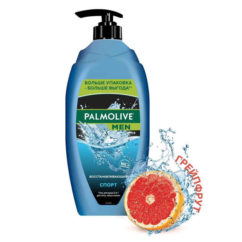Гель для душа Palmolive Men Спорт Восстанавливающий, 750 мл