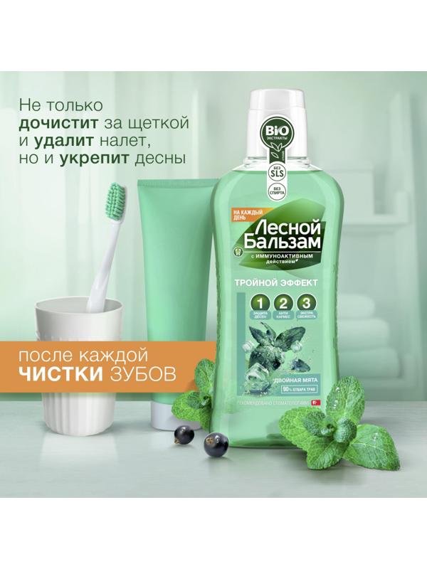 Ополаскиватель для полости рта Лесной Бальзам Мята и лесные травы 400мл