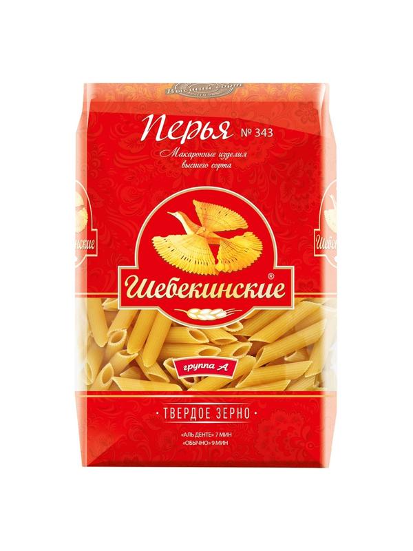 Макароны изделия Шебекинские Перья 343, 450г