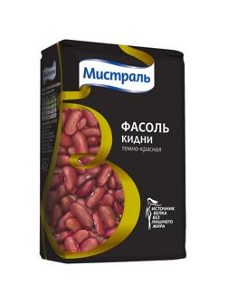 Фасоль Крупа МИСТРАЛЬ темно-красная Кидни, 450г