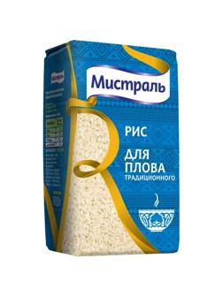 Рис крупа МИСТРАЛЬ для плова традиционного, 900г