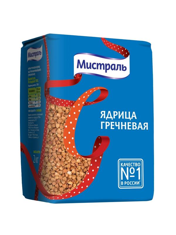 Гречка крупа МИСТРАЛЬ ядрица, 2кг