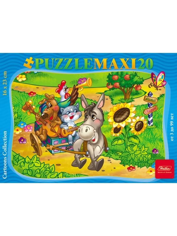 Пазл 20 элементов 165x230мм maxi Музыкальный квартет 20ПЗ5_10720