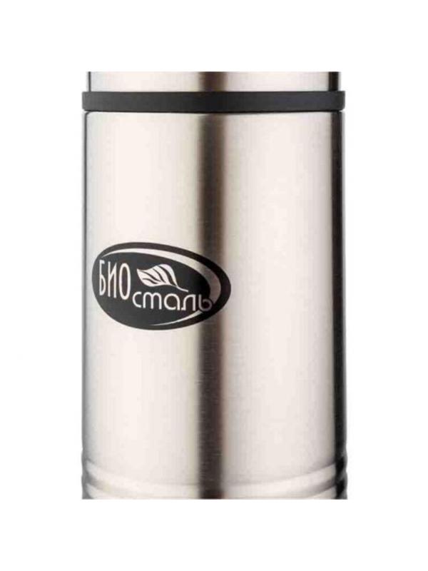 Термос БИОСТАЛЬ с узкой горловиной, в чехле, 1.0 л. NB-1000 B