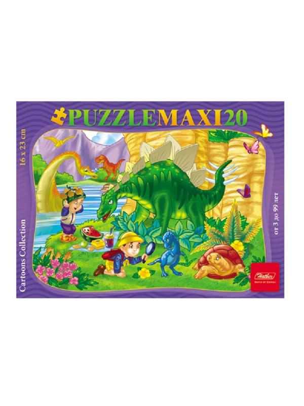 Пазл 20 элементов 230Х165мм MAXI-Пикник с Дино арт.20ПЗ5_11329